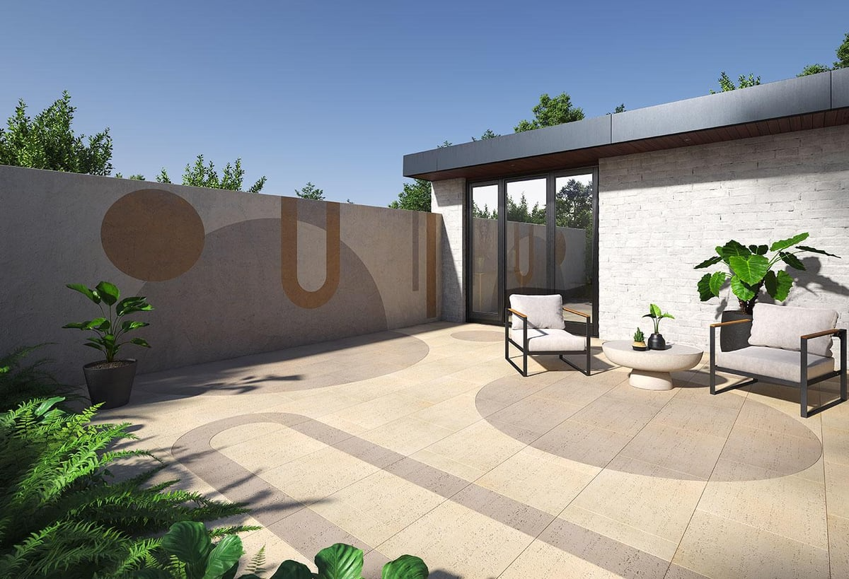 Travertina Raw Slab 30x30 (Klean-Bloc)