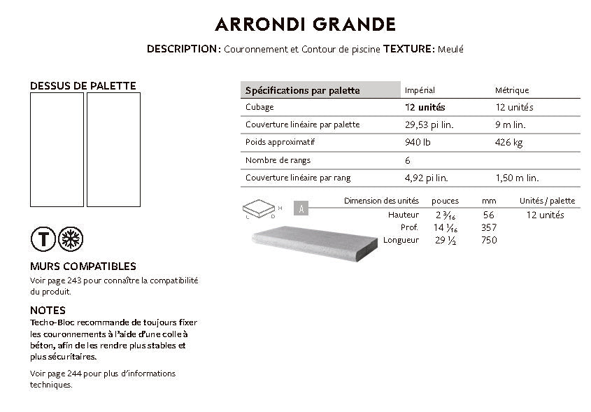 Spec Sheet FR