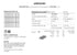 Spec Sheet FR