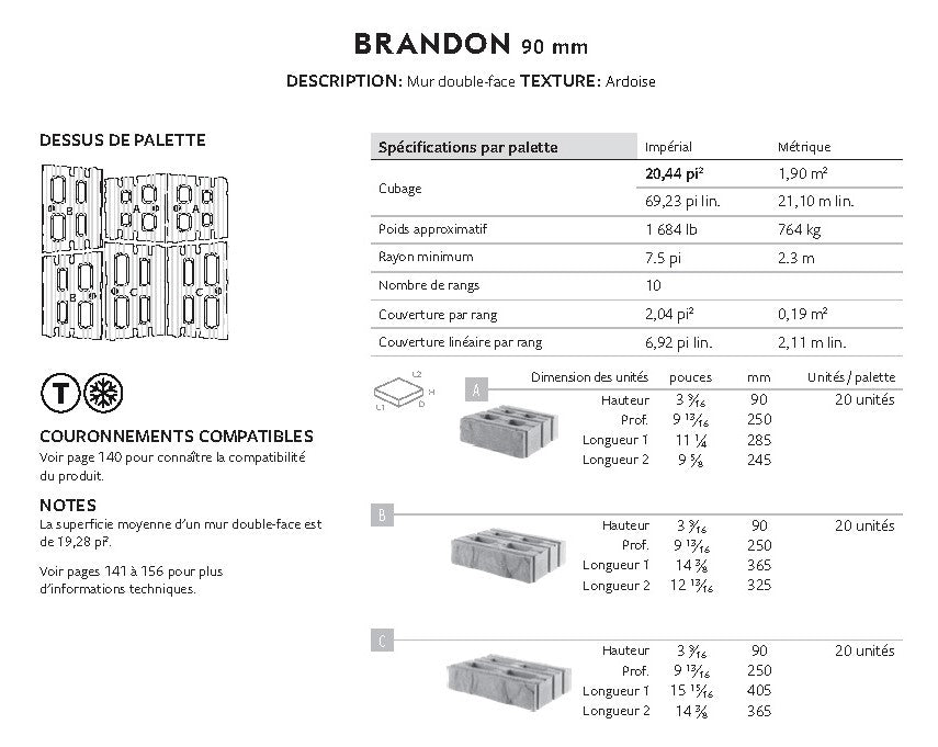 Spec Sheet FR