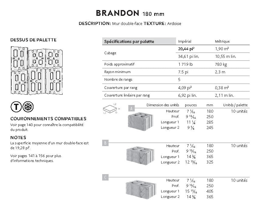 Spec Sheet FR