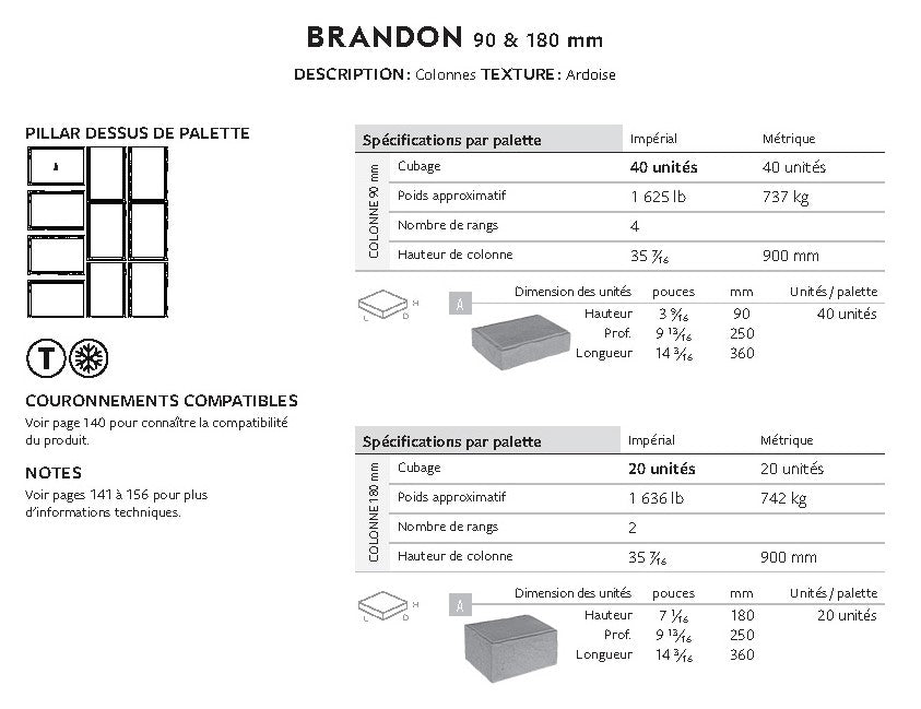 Spec Sheet FR