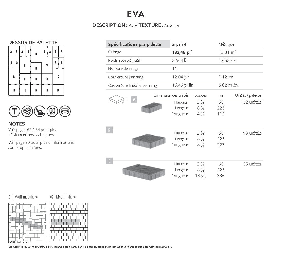 Spec Sheet FR