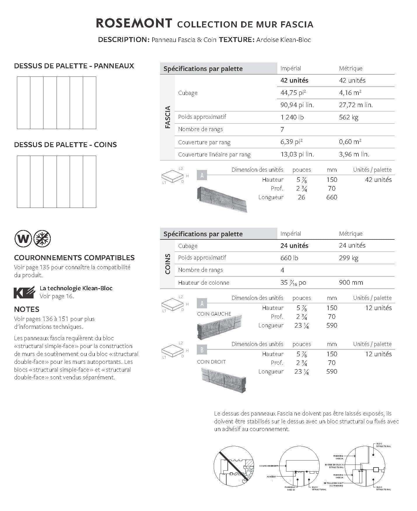 Spec Sheet FR