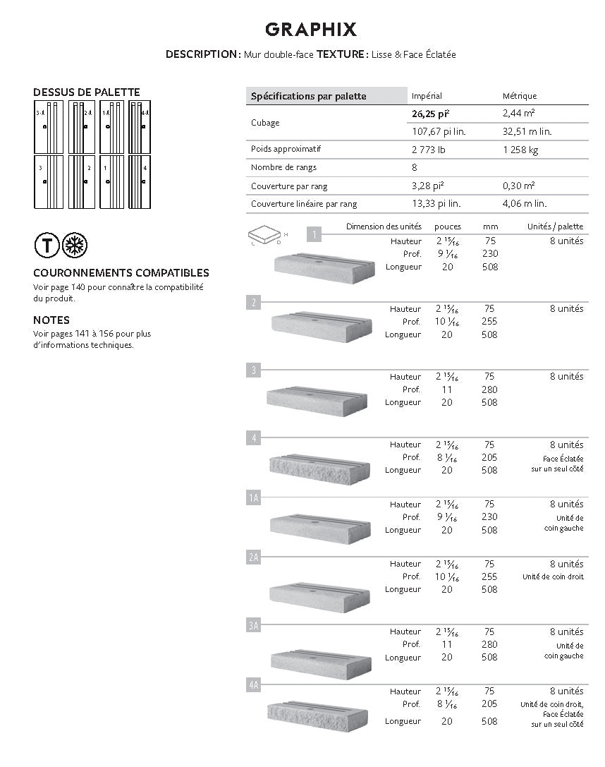 Spec Sheet FR