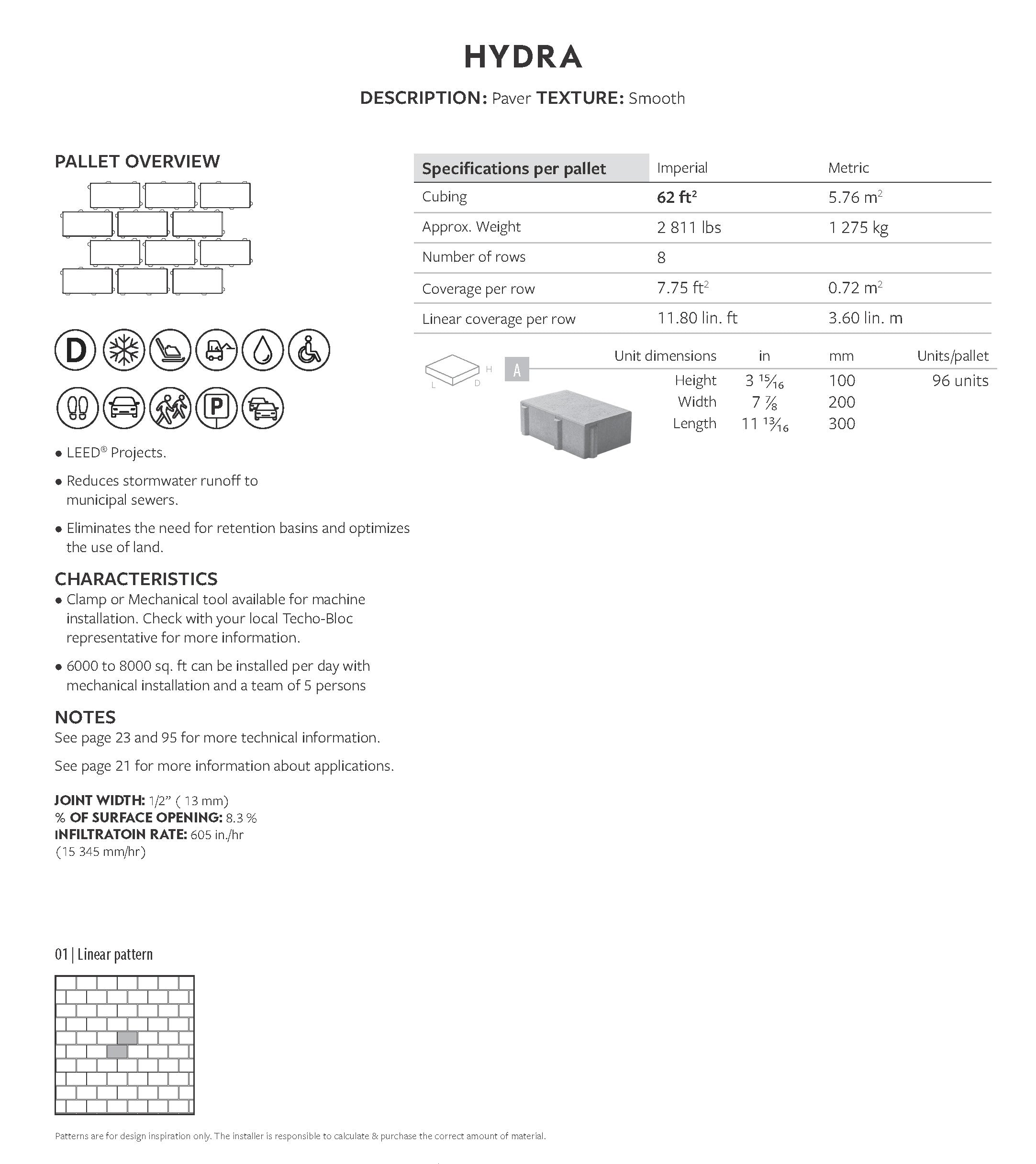 Spec Sheet EN