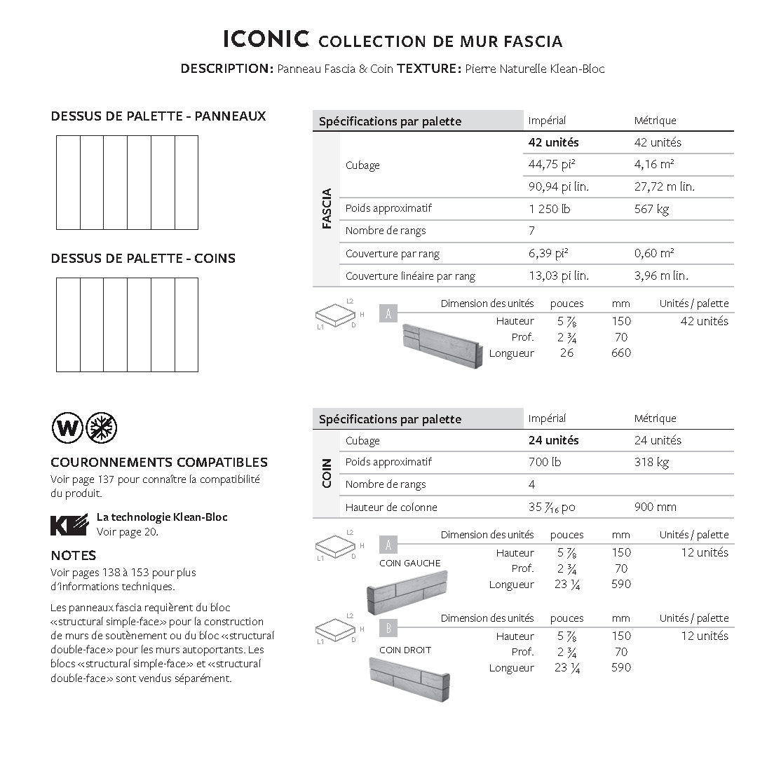 Spec Sheet FR