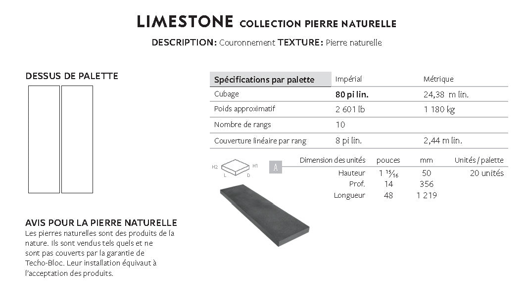 Spec Sheet FR