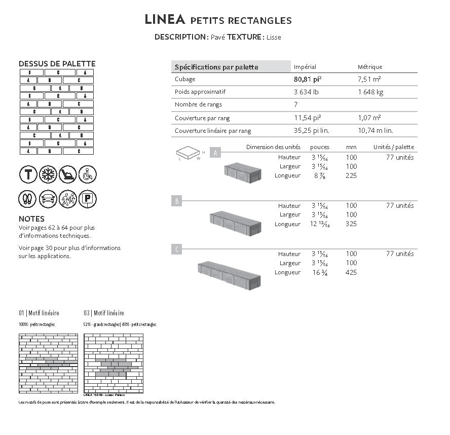 Spec Sheet FR
