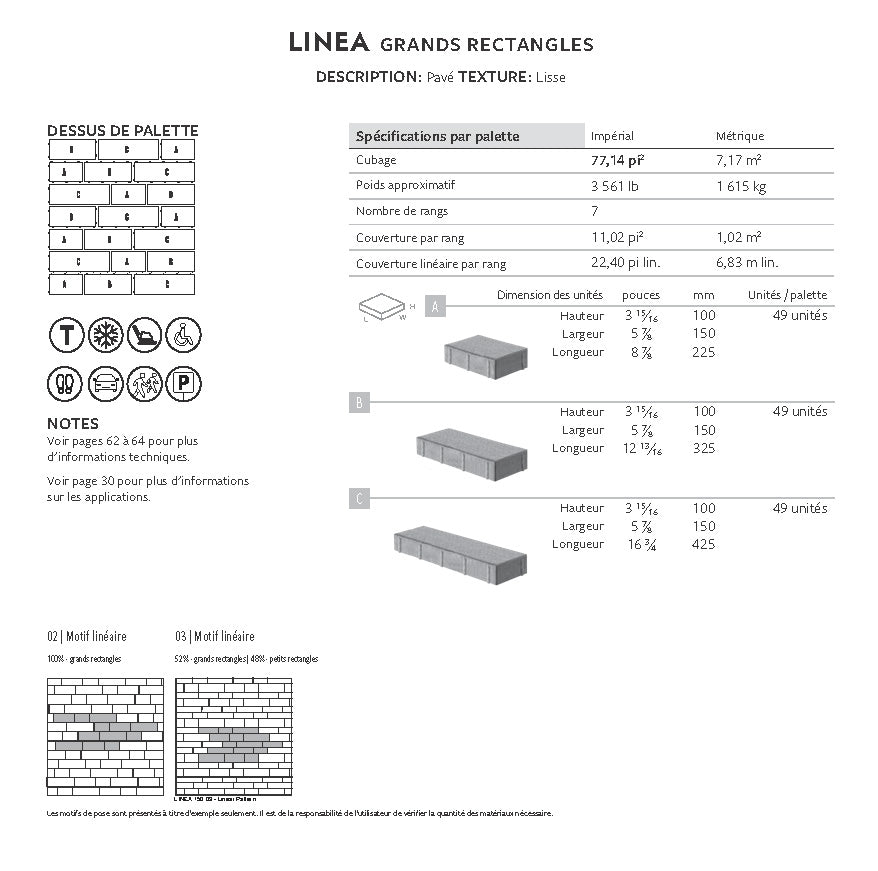 Spec Sheet FR