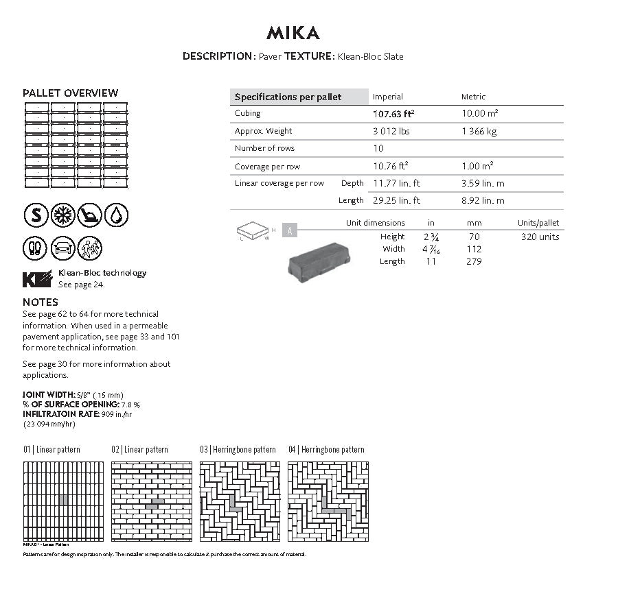 Spec Sheet EN