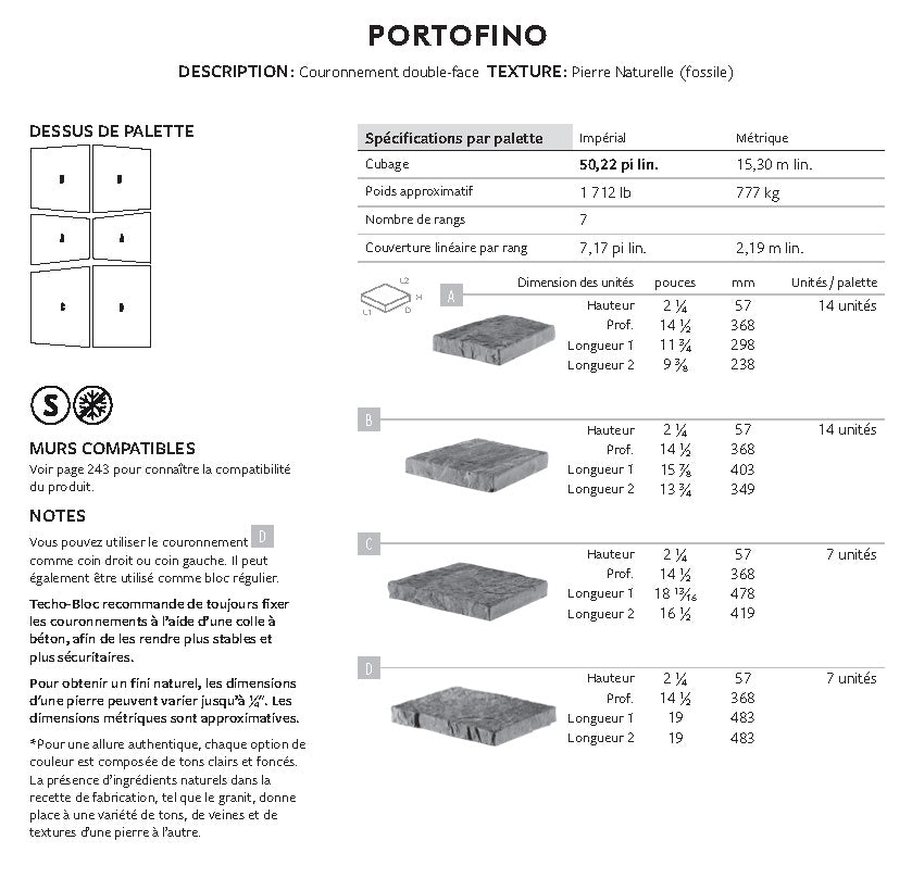 Spec Sheet FR