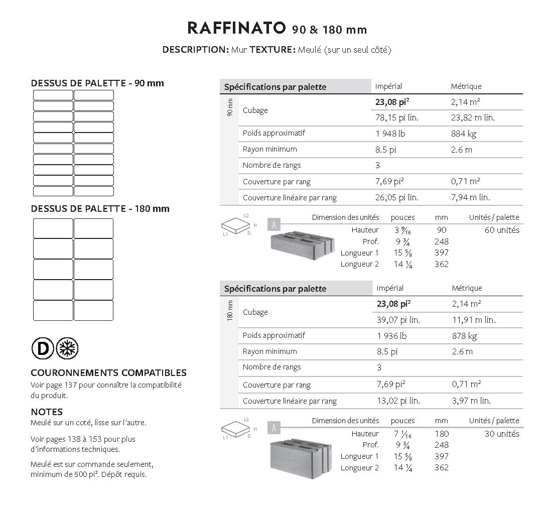 Spec Sheet FR