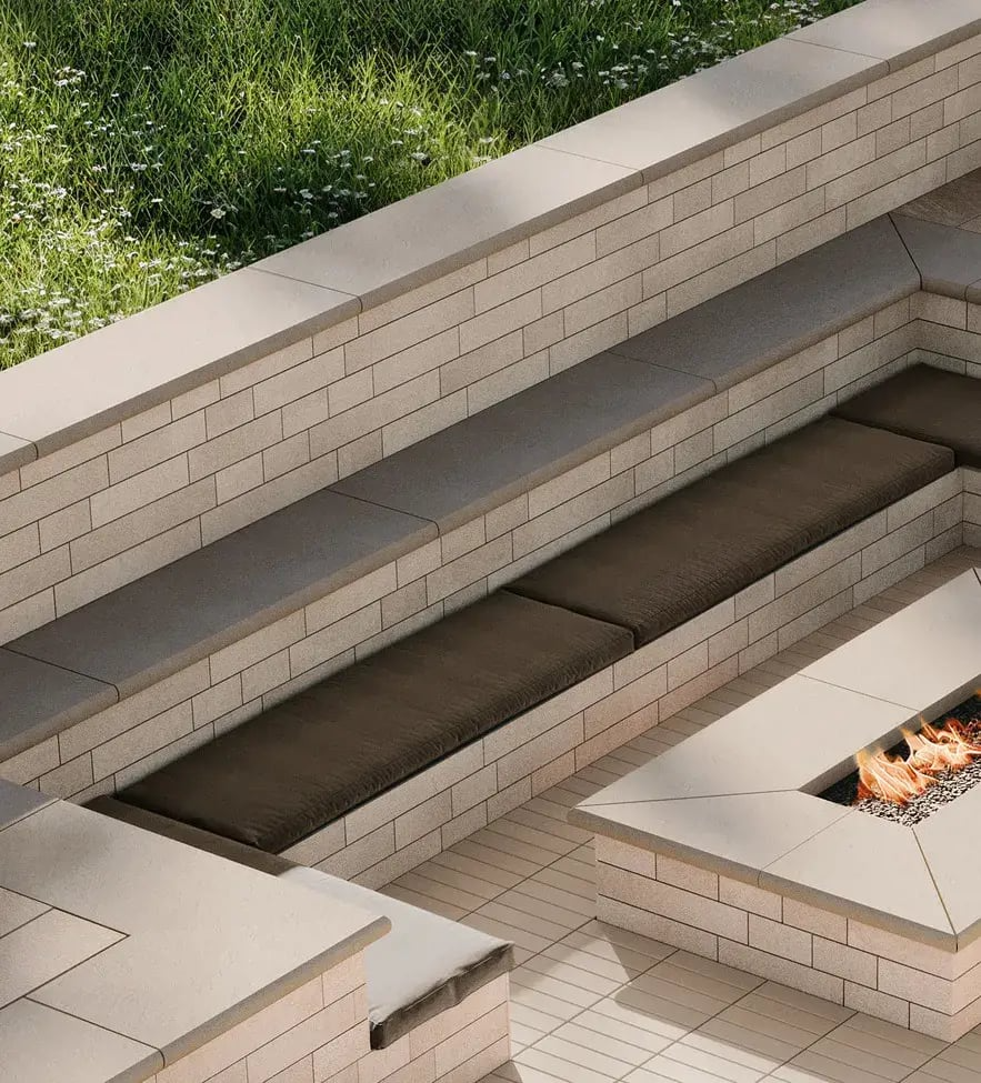 Sandstone Mur En Placage
