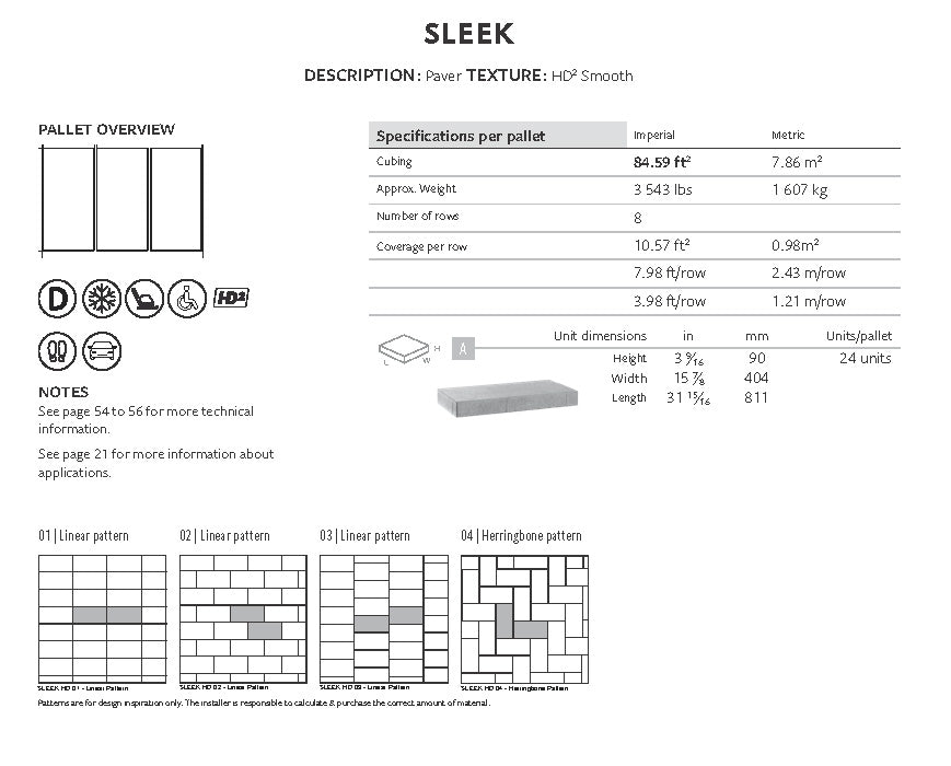 Spec Sheet EN