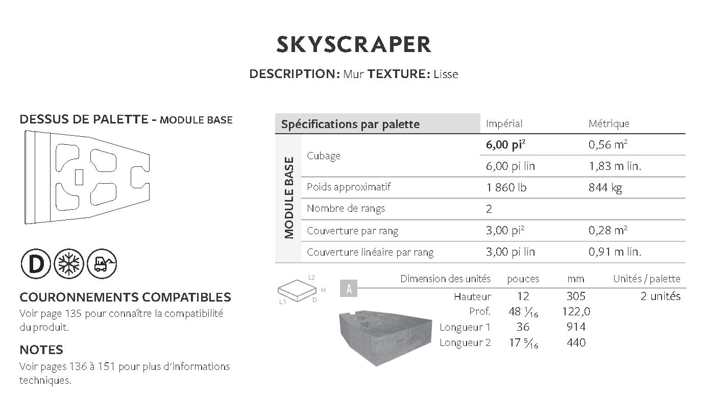 Spec Sheet FR