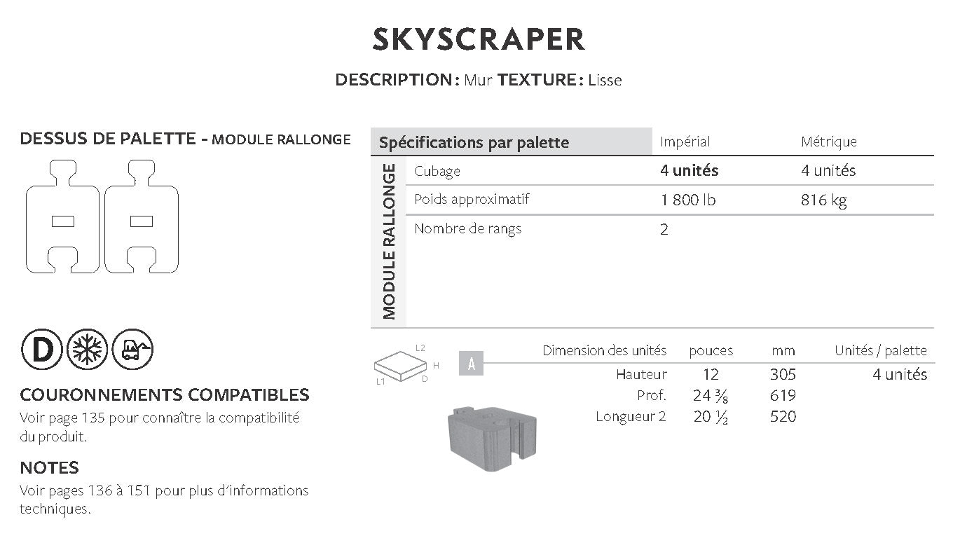 Spec Sheet FR