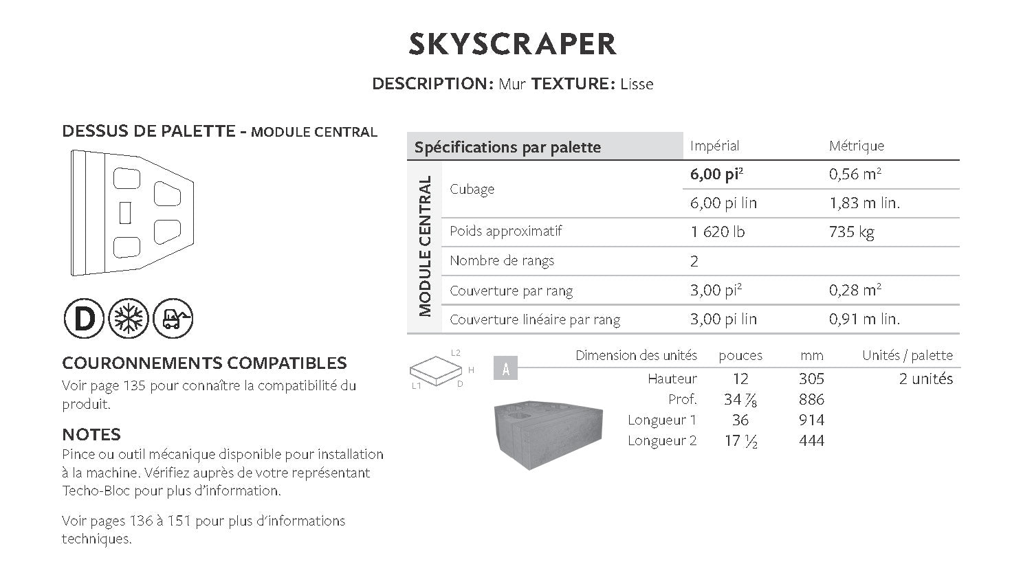 Spec Sheet FR