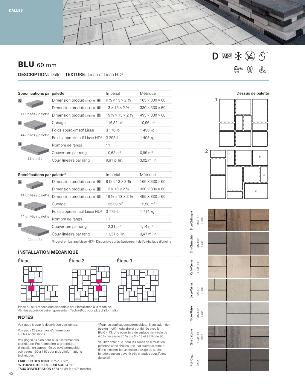 Spec Sheet FR