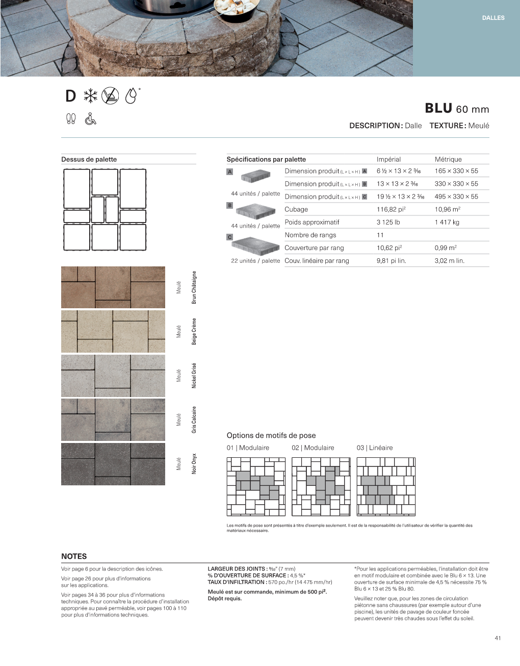 Spec Sheet FR