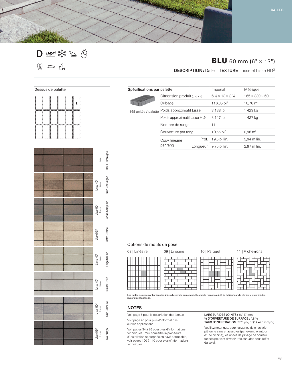 Spec Sheet FR