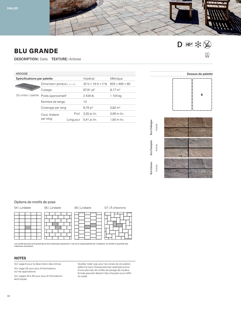 Spec Sheet FR