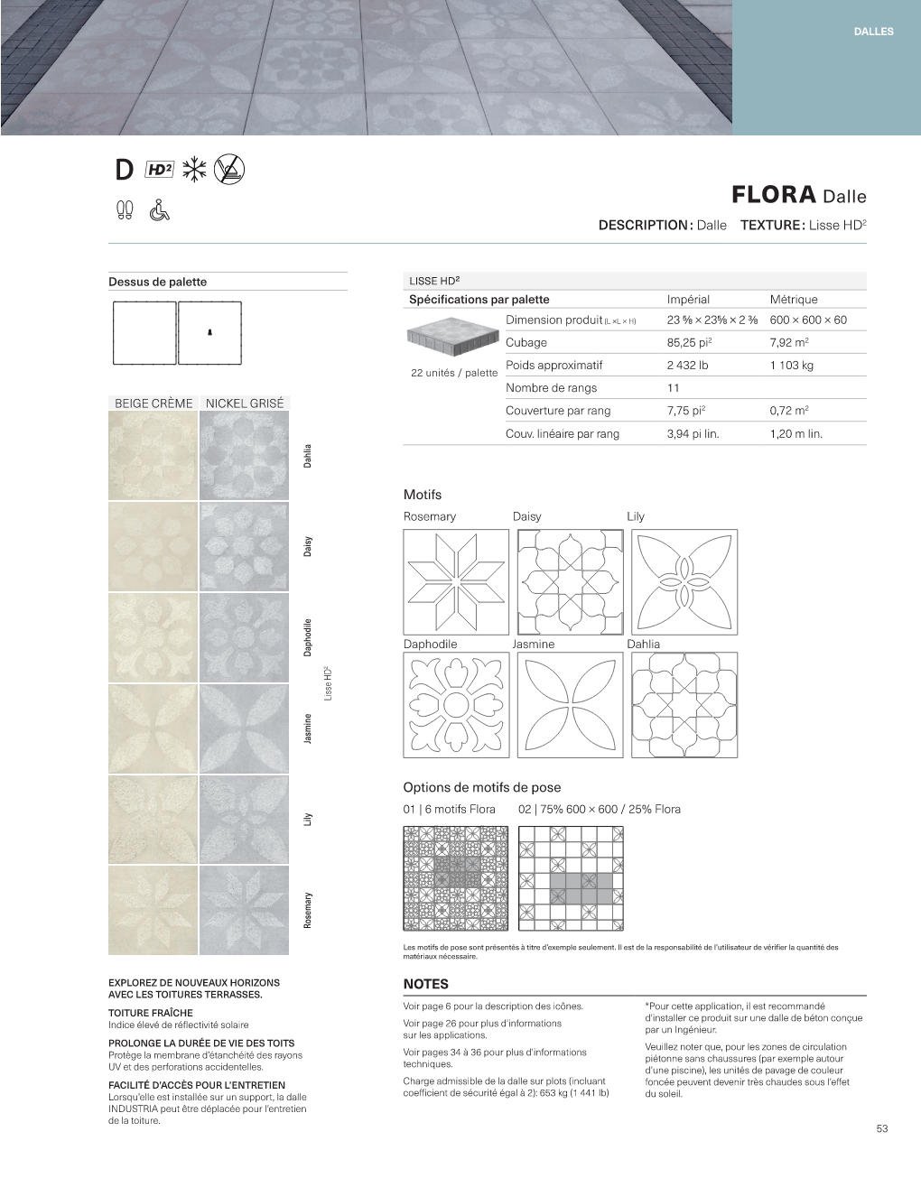 Spec Sheet FR