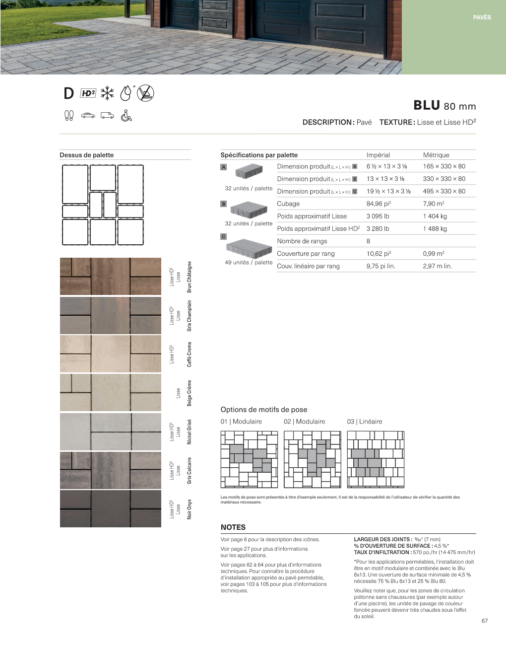 Spec Sheet FR