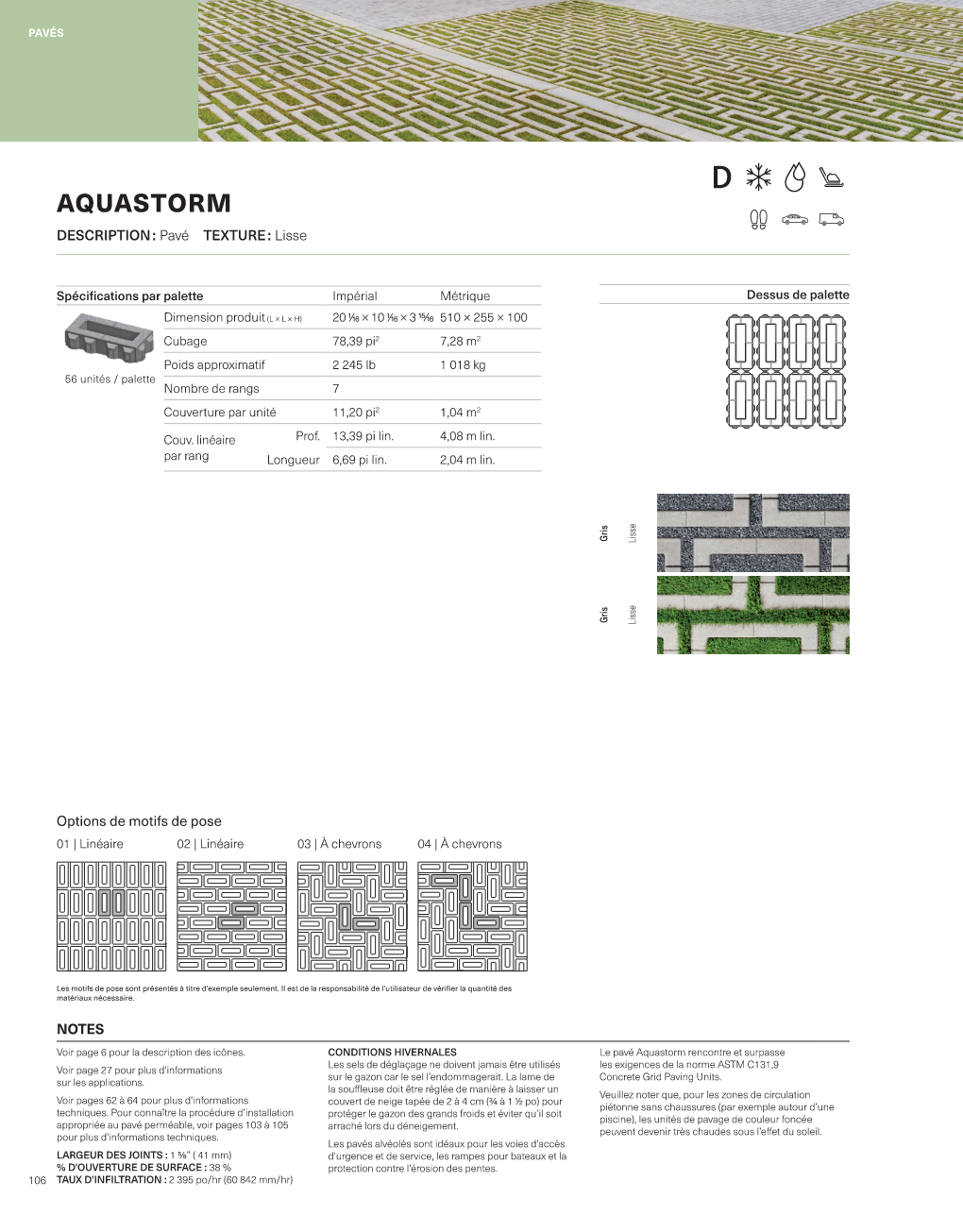 Spec Sheet FR