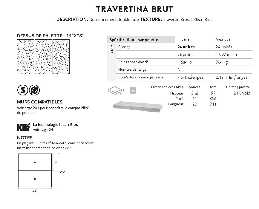 Spec Sheet FR