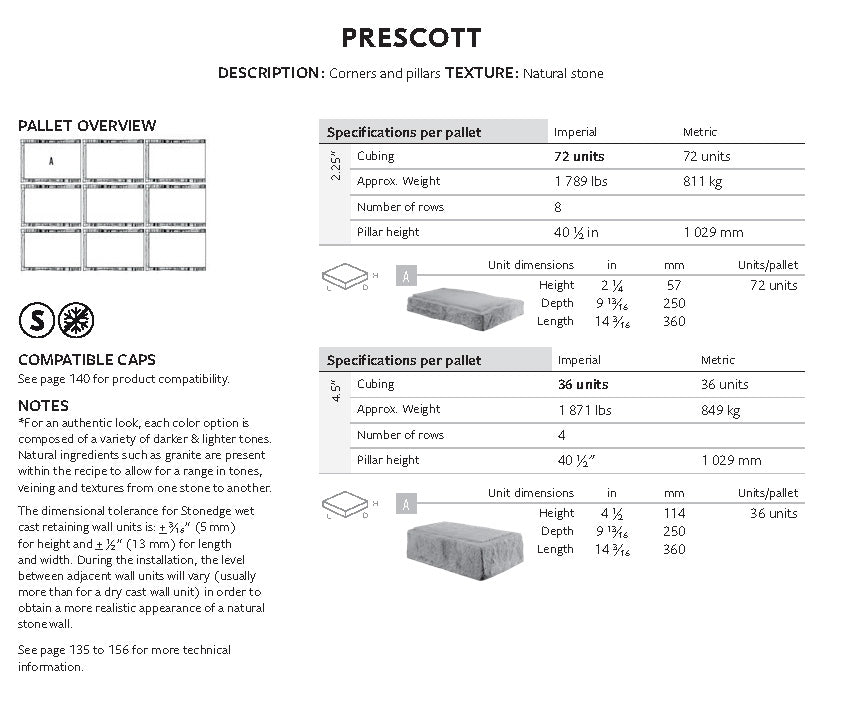 Spec Sheet EN