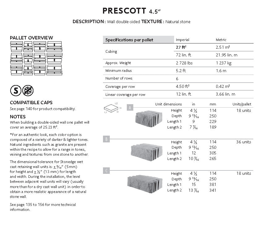 Spec Sheet EN