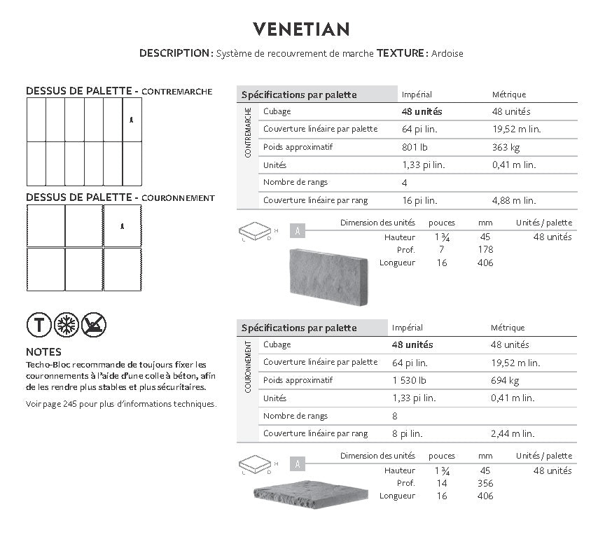 Spec Sheet FR