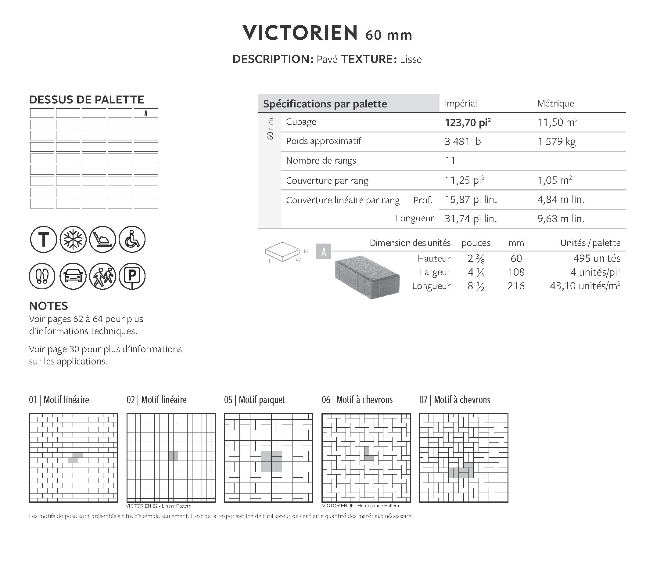 Spec Sheet FR