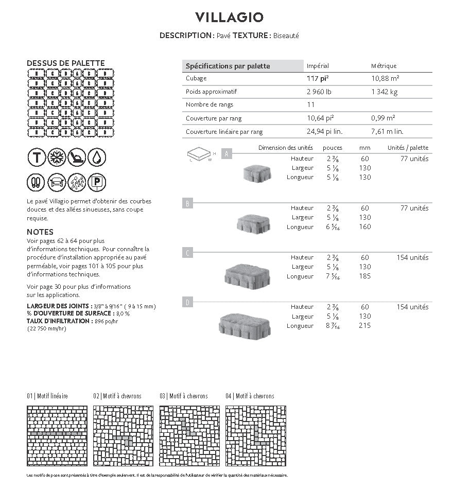 Spec Sheet FR