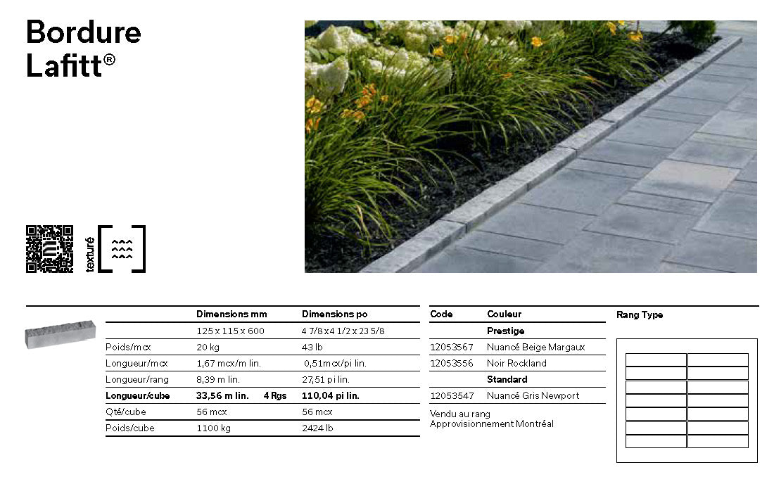 Spec Sheet FR