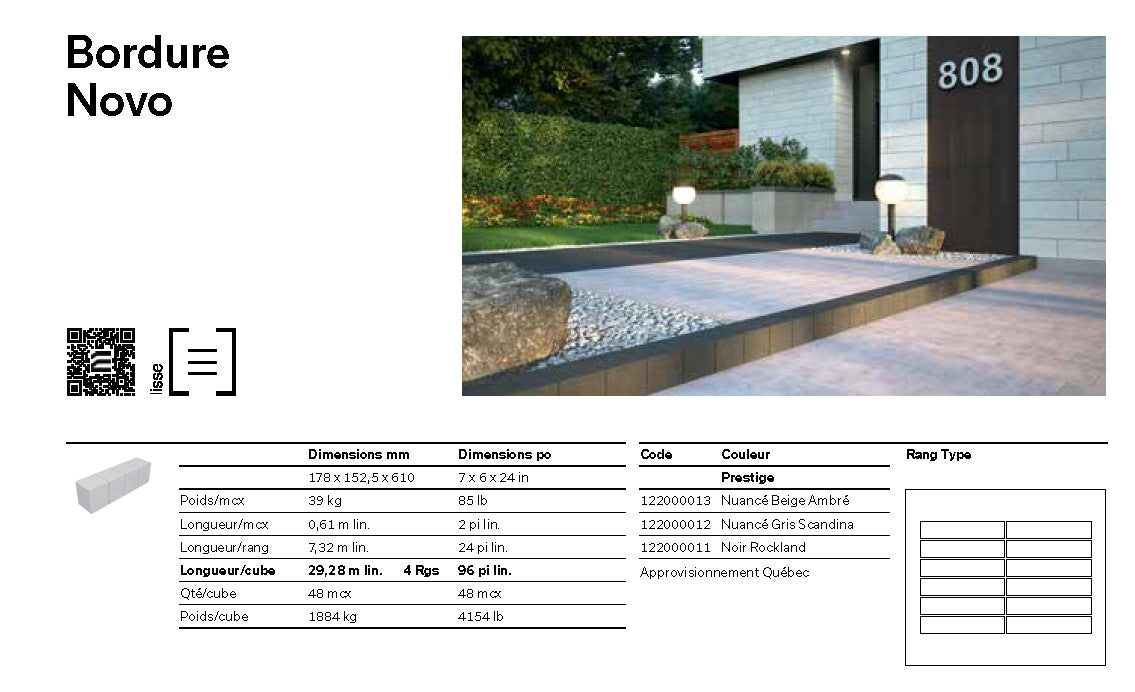 Spec Sheet FR