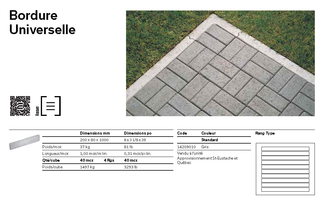 Spec Sheet FR