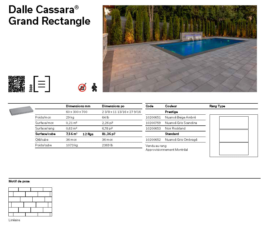 Spec Sheet FR