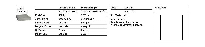 Spec Sheet FR
