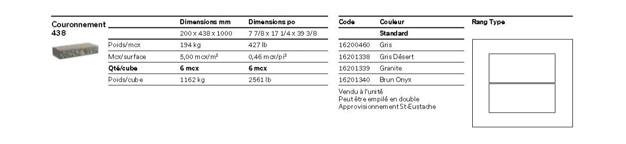 Spec Sheet FR