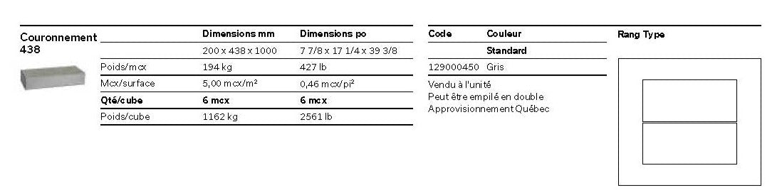 Spec Sheet FR