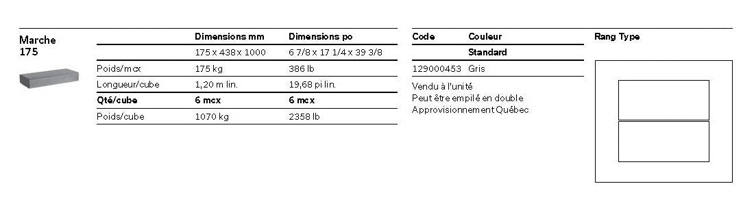 Spec Sheet FR