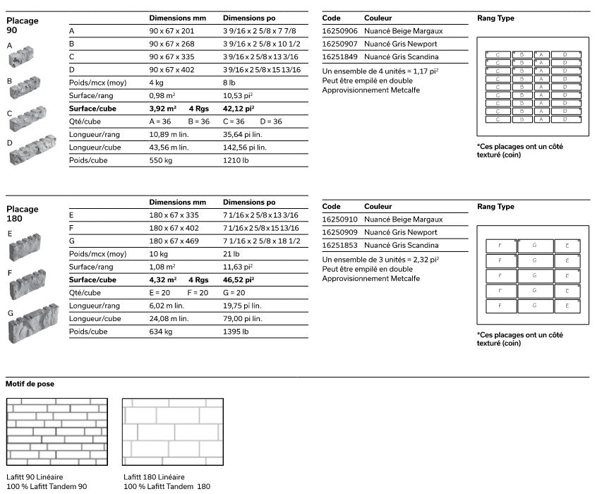 Spec Sheet FR