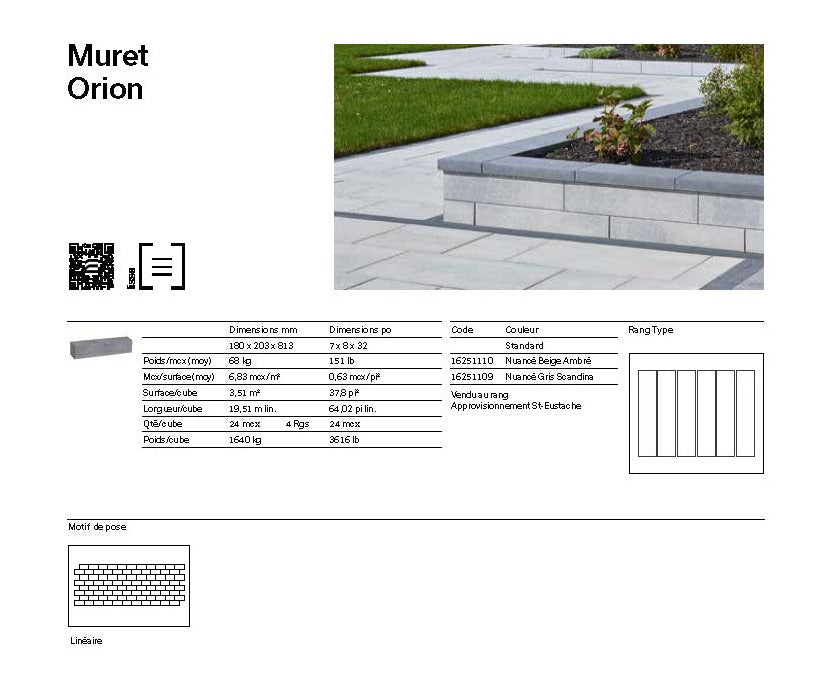 Spec Sheet FR