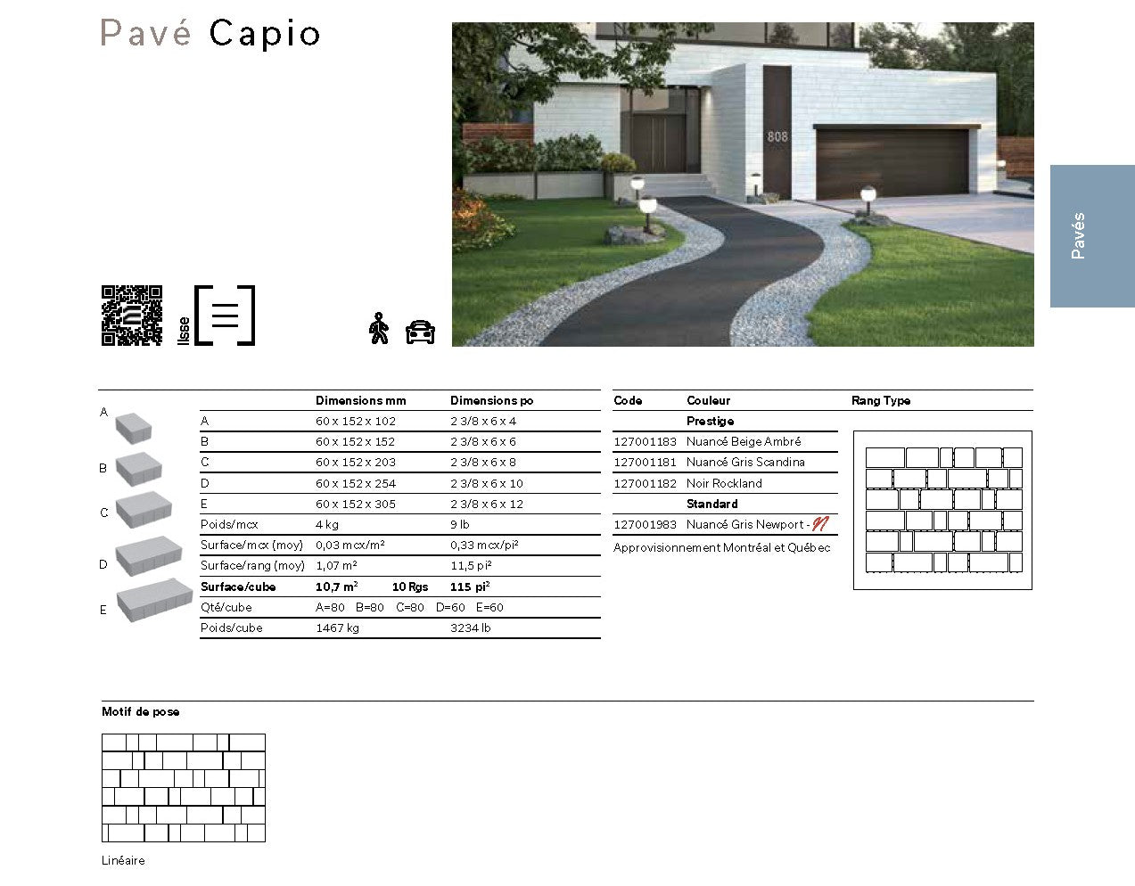 Spec Sheet FR