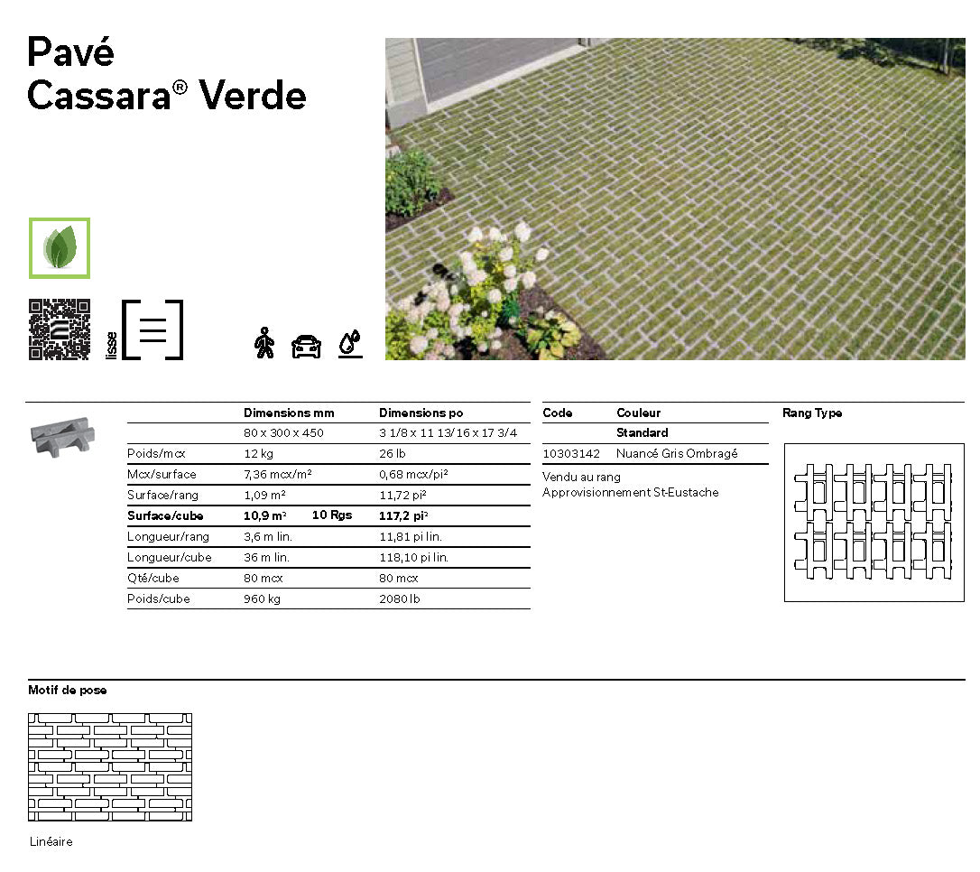 Spec Sheet FR
