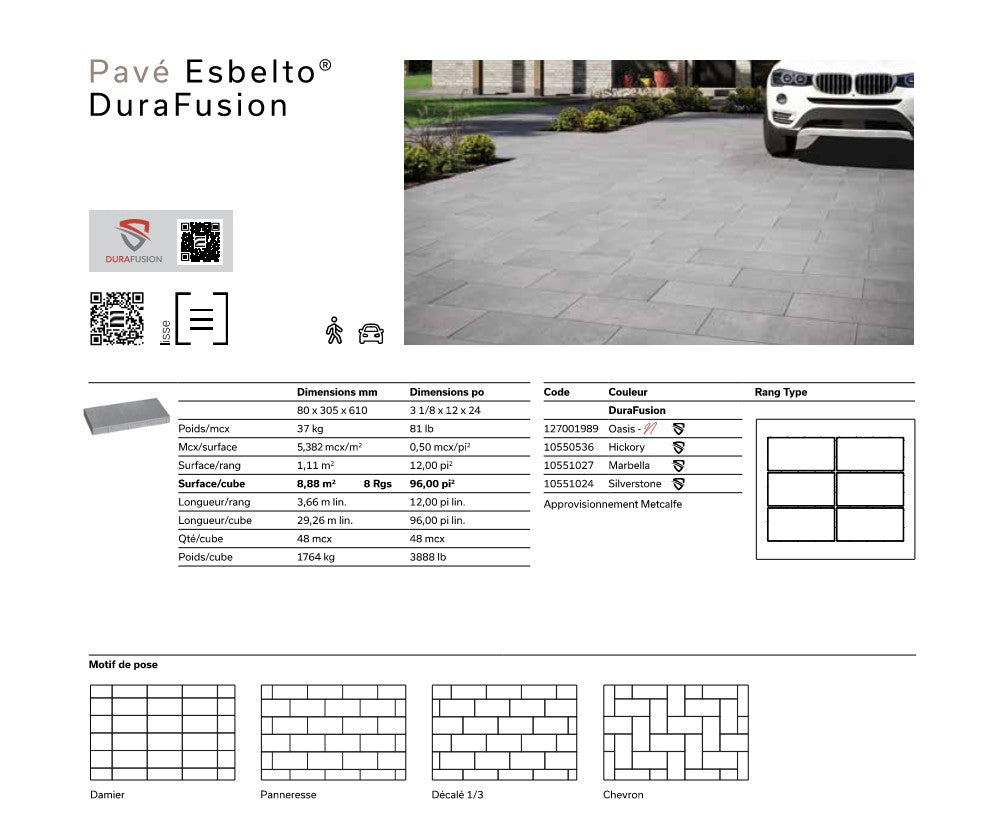 Spec Sheet FR