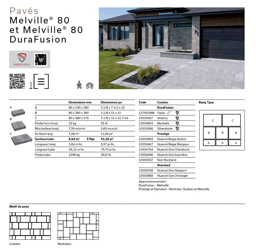 Spec Sheet FR