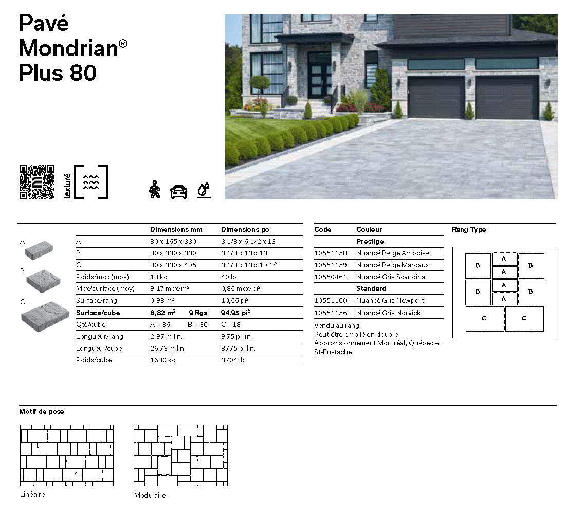 Spec Sheet FR